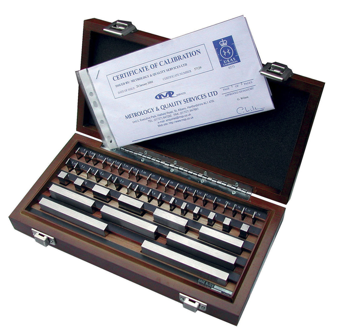 TieDex UK Gauge &amp; Angle Block Set Alloy Steel Imperial, 81 piece