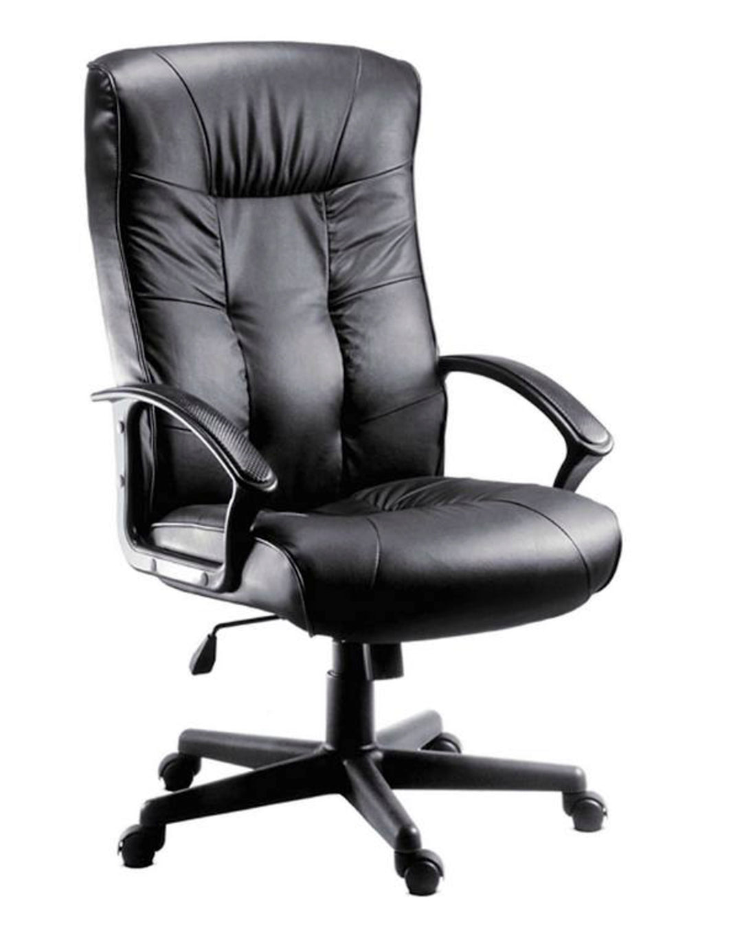 TieDex UK Black Leather Executive Chair
