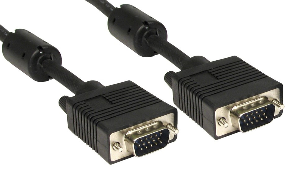 TieDex UK Male VGA to Male VGA Cable, 50 m Black