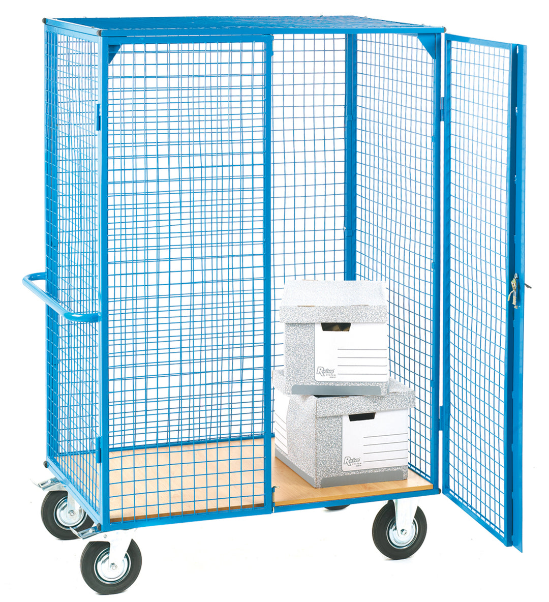 TieDex UK 3 Castor Trolley, 1150 mm, 30 kg Load, 750 mm