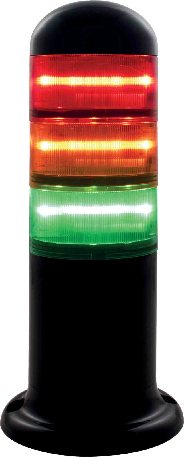 TieDex UK Red, Amber, Green Signal Tower, 3 Lights 24V ac/dc Stackable