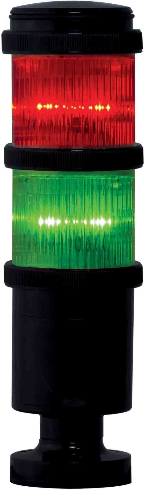 TieDex UK Red, Green Signal Tower, 2 Lights 24V ac/dc Ring