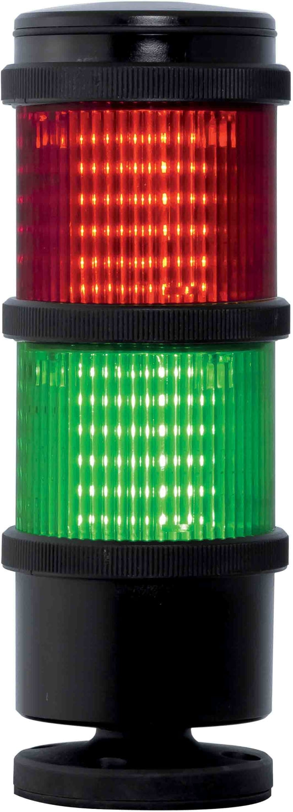 TieDex UK Green, Red Signal Tower, 12 Lights 24V ac/dc Ring