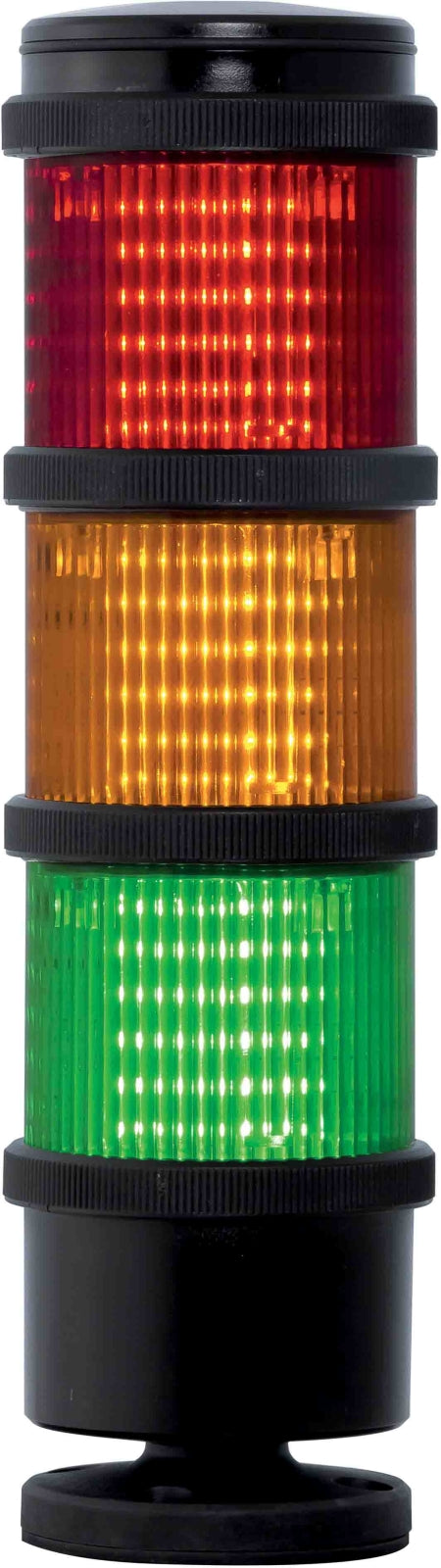 TieDex UK Red, Green, Amber Signal Tower, 12 Lights 110V ac Ring