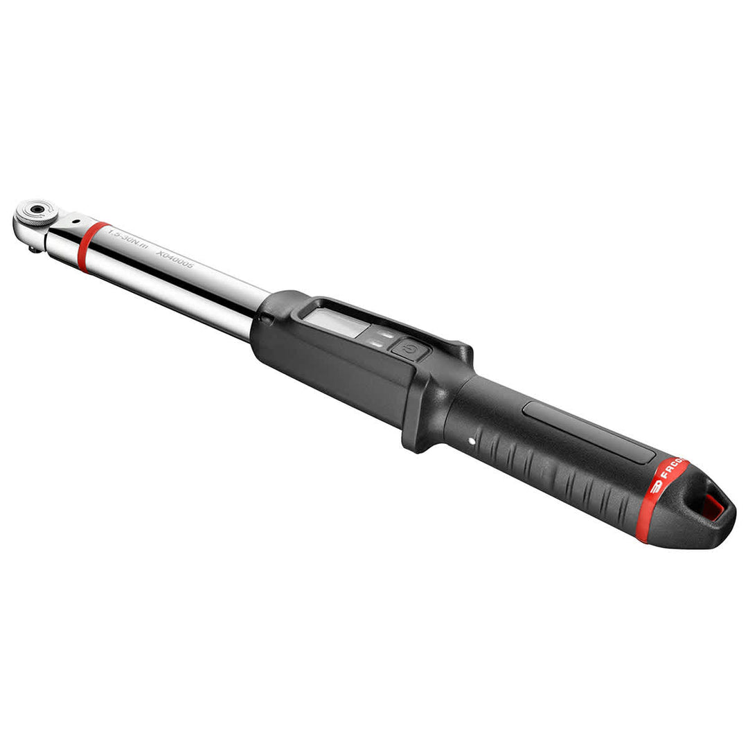 Facom Smart Torque Wrench, 6 to 30 Nm, 1/4 in Drive, Square Drive, 330mm Overall