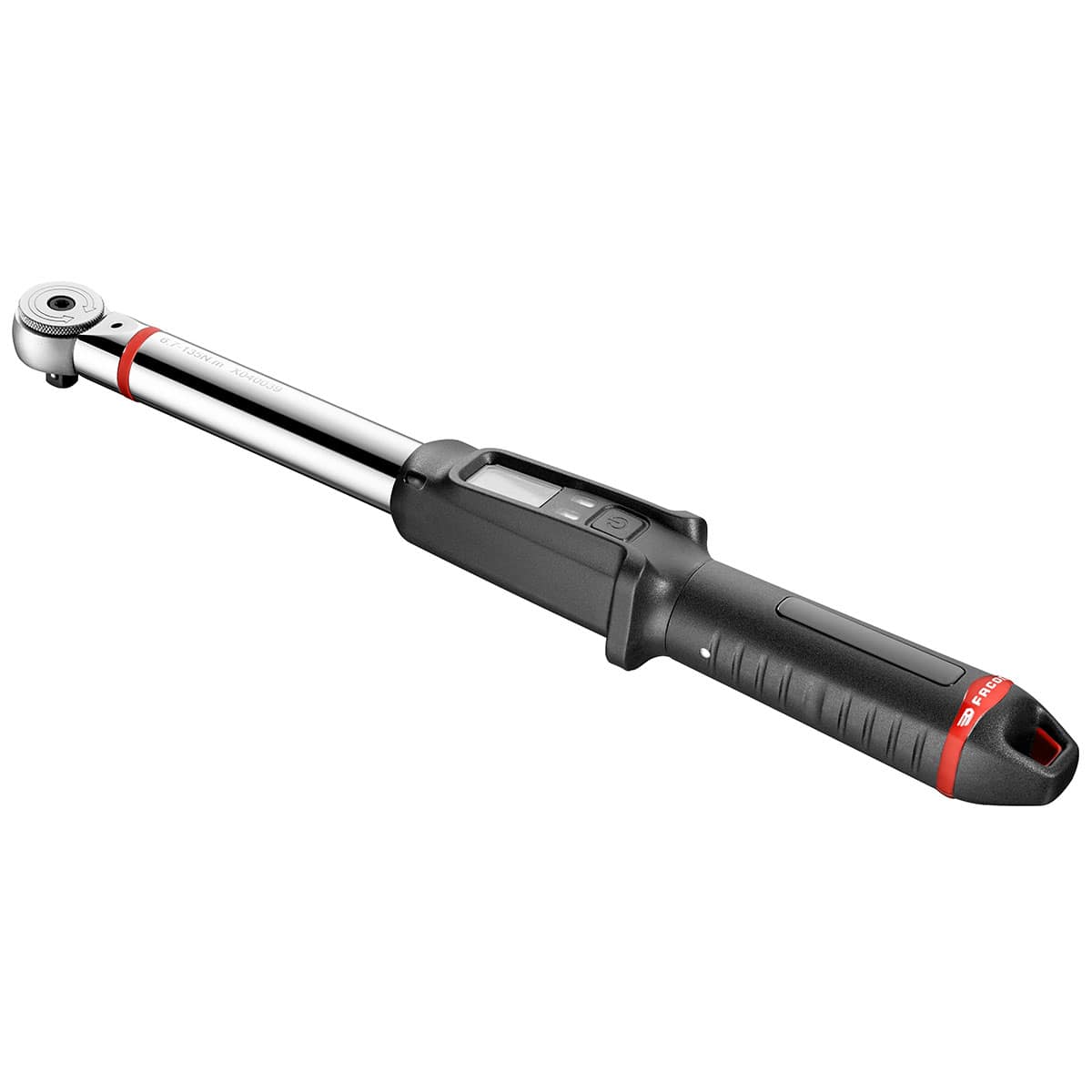 Facom Smart Torque Wrench, 13.5 To 135 Nm, 3/8 in Drive, Square Drive, 500mm Overall