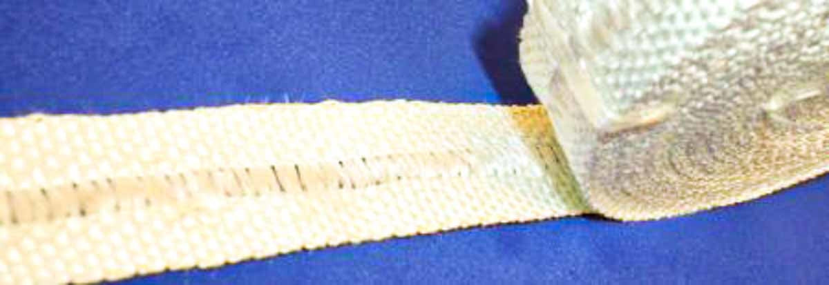 TieDex UK Flame Retardant Ladder Tape Fibreglass Tape, 30 m x 6 mm x 50mm
