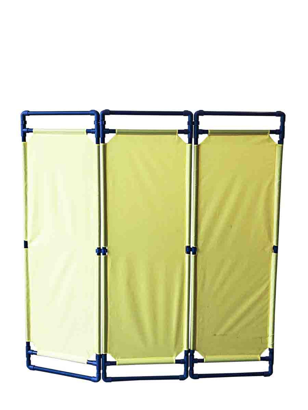 TieDex UK Yellow Safety Barrier, Polyvinyl Chloride, Folding Barrier