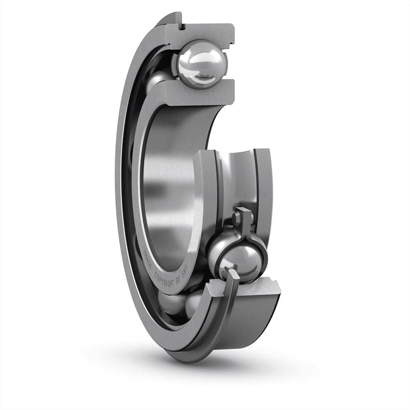 SKF 6310 NR 1 Row Ball Bearing - 50 mm ID, 110 mm OD_6310 NR