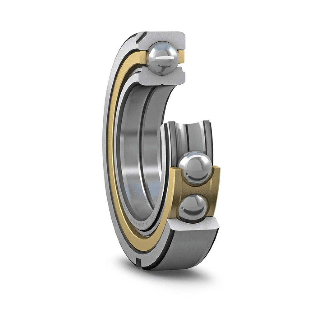 SKF QJ 219 N2MA 1 Row Ball Bearing - 95 mm ID, 170 mm OD 32 mm Race Width_QJ 219 N2MA