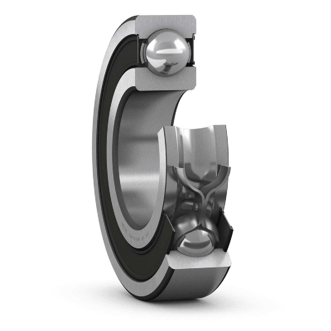 SKF W 6303-2RS1 1 Row Ball Bearing - 17 mm ID, 47 mm OD_W 6303-2RS1