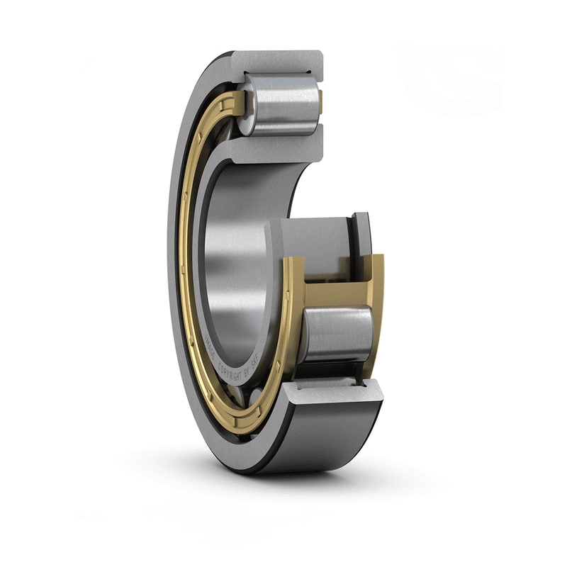 SKF NU 320 ECM 100 mm ID Roller Bearing, 215 mm OD_NU 320 ECM