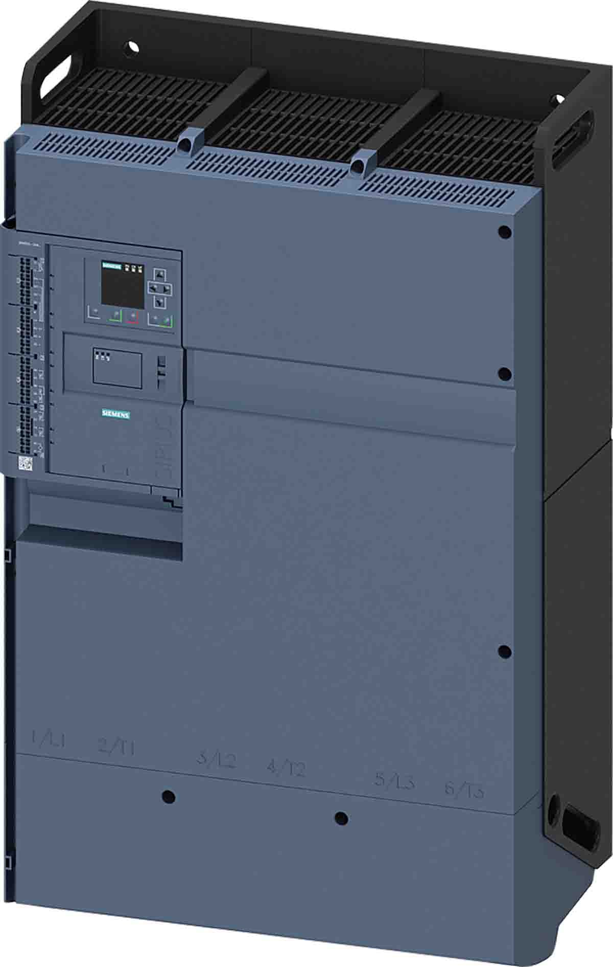 Siemens 3RW55 Motor Starter, Soft Start, 480V ac, 1 mW, 3 Phase