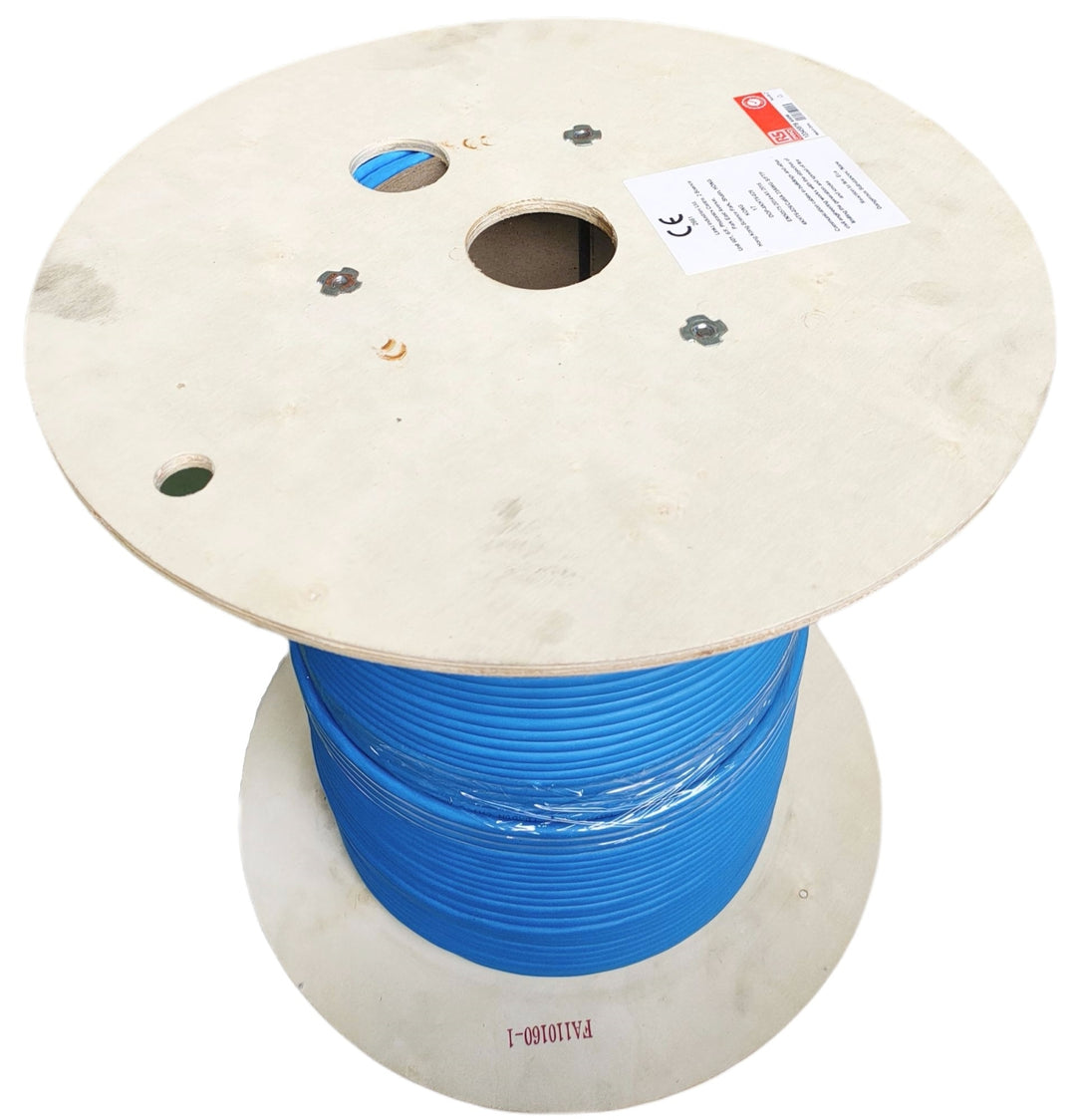 TieDex UK Cat7 Ethernet Cable, Shielded Screened, 500 m, Blue Low Smoke Zero Halogen
