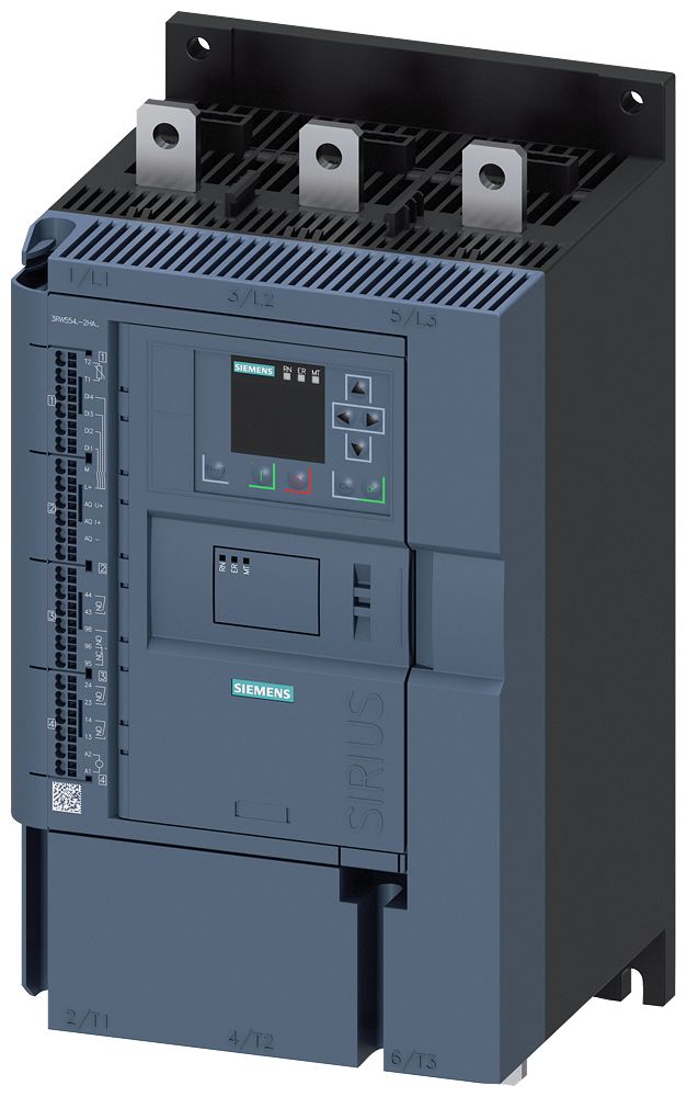 Siemens 3RW55 DOL Starter, Soft Start, 480V ac, 7.5 kW, 3 Phase, IP20