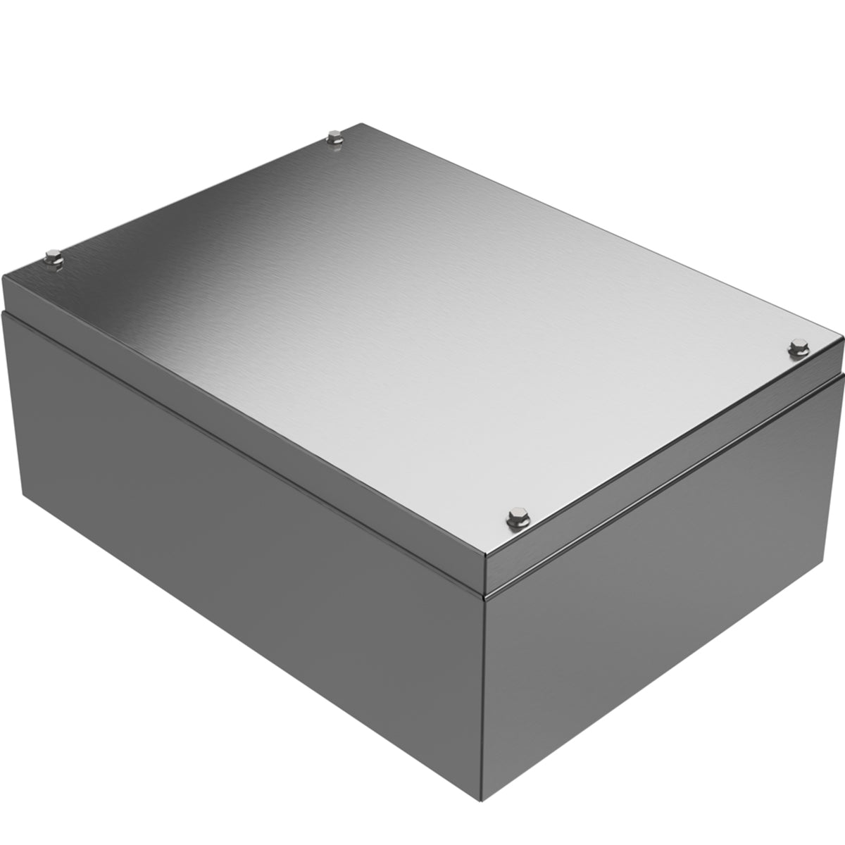 TieDex UK Grey Natural Lid 304 Stainless Steel General Purpose Enclosure, IP66, IK08, IK09, 300 mm x 160 mm x 400 mm