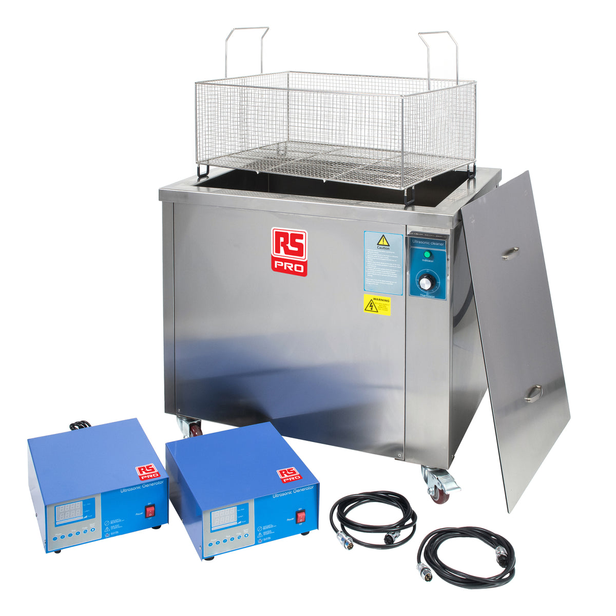 TieDex UK 206L Ultrasonic Cleaning Tank, 6000 W, 206L