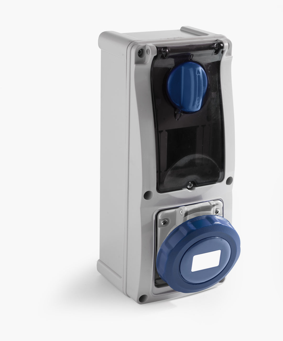TieDex UK, Rated At 16A, 230V IP67 Blue, Surface Mount Industrial Power Connector, 3P (2P+T)