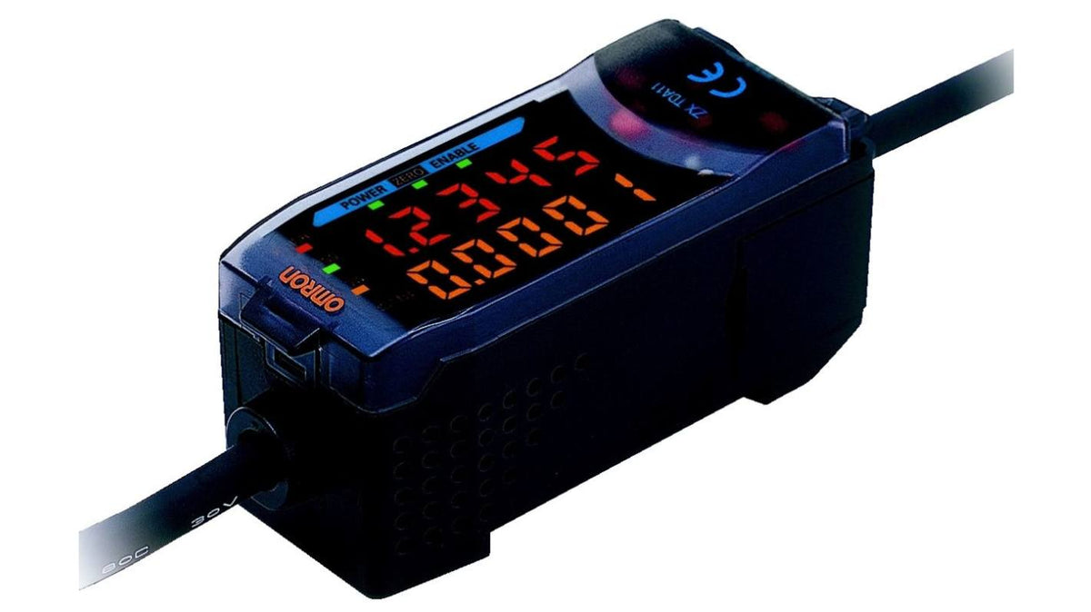 Omron, ZX Series smart sensor amplifier and display for Use with ZX-SB11, ZX-SFW11E V3, ZX-SF11