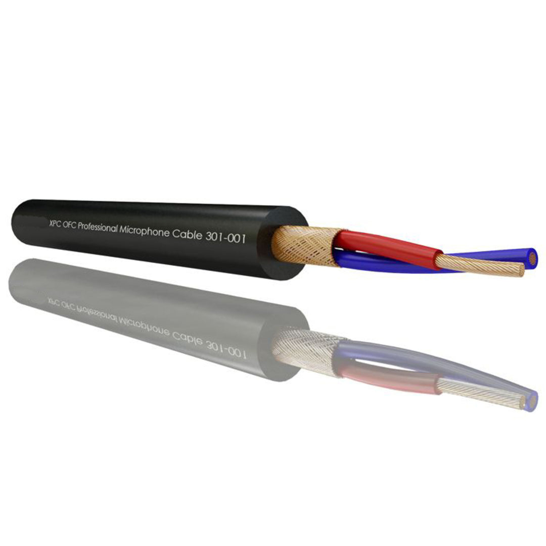 TieDex UK 2 Core, 0.10 mm CSA Screened, 6.35 mm OD, 100 m, Black