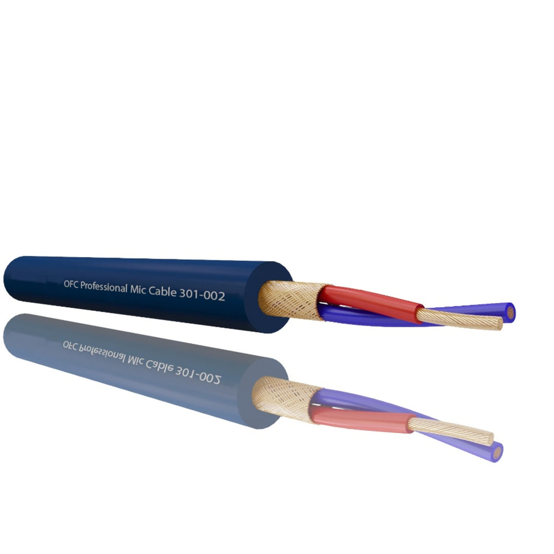 TieDex UK 2 Core Screened, 6.35 mm OD, 100 m, Blue