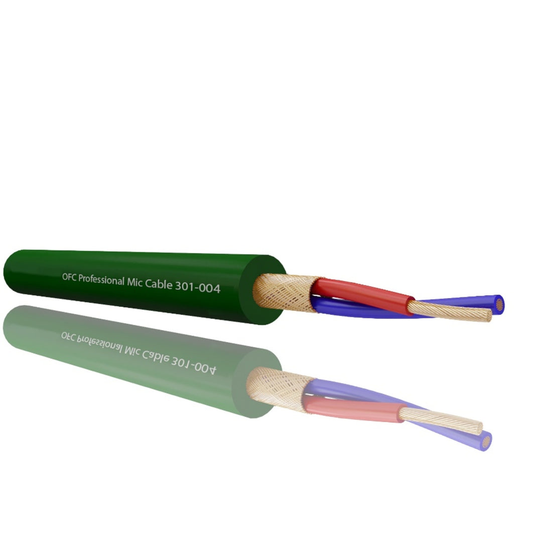 TieDex UK 2 Core Screened, 6.35 mm OD, 100 m, Green