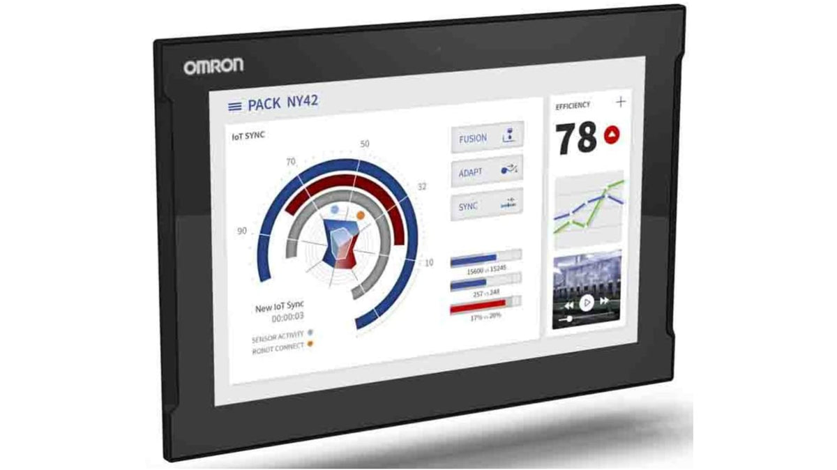 Omron NY Series Industrial Monitor - 391.16 mm, TFT LCD Display, 1280 x 800 pixel