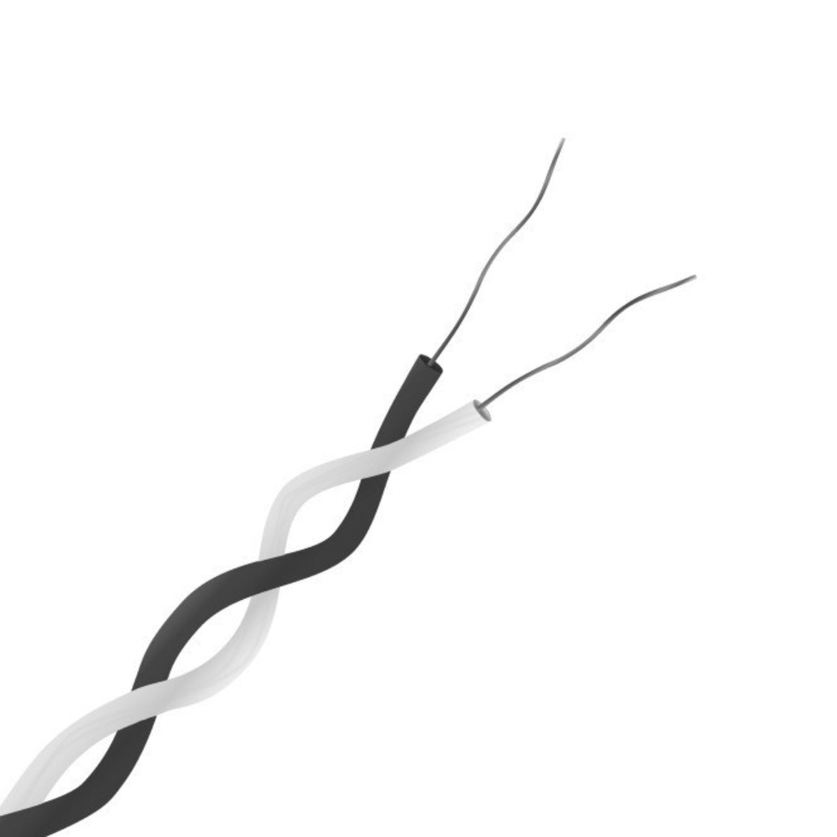 TieDex UK Type J Thermocouple Cable/Wire, Unscreened 100 m, Polytetrafluoroethylene Insulation, 260 °C Max, 1 x 0.508 mm