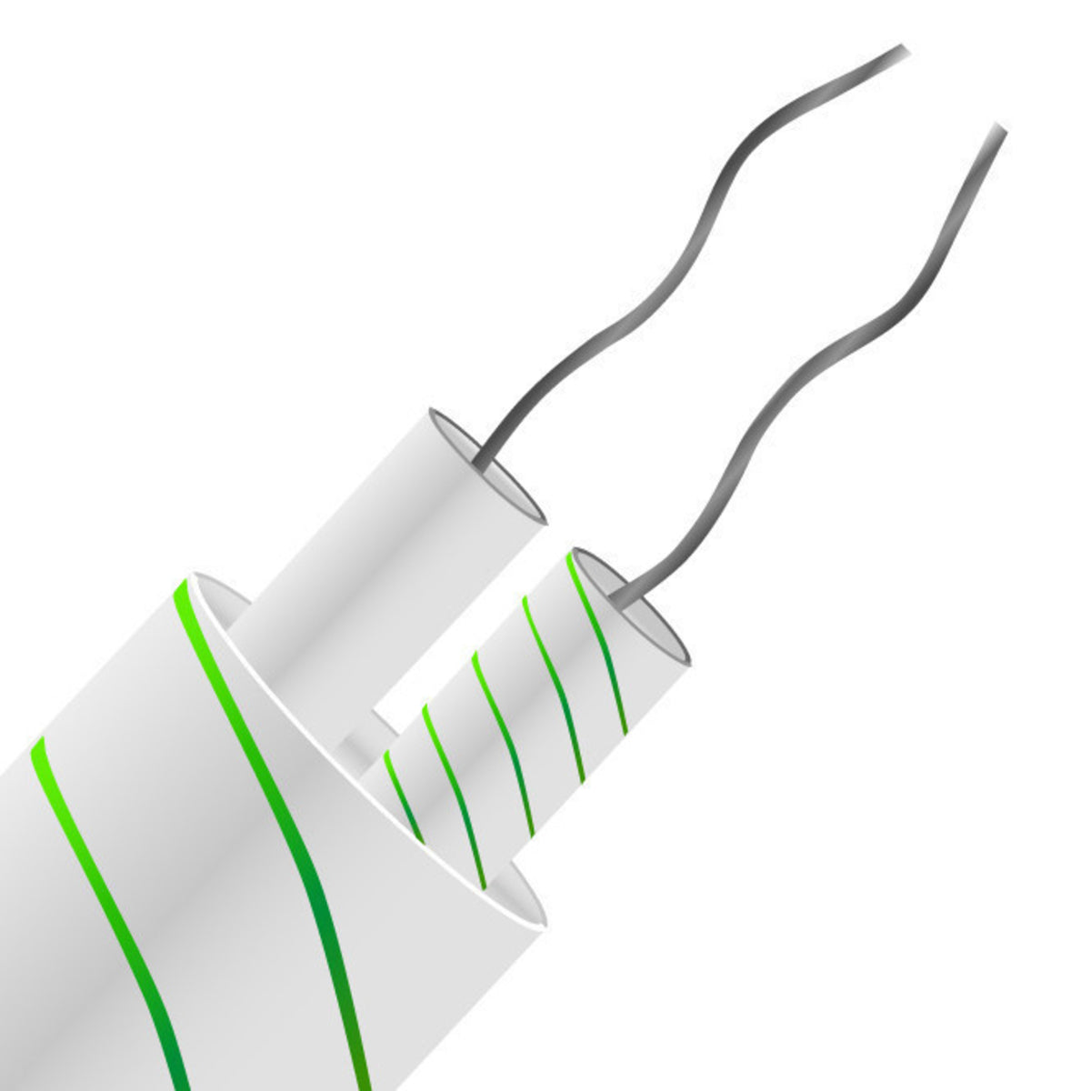 TieDex UK Type K Thermocouple Cable/Wire, Unscreened 100 m, Fibreglass Insulation, 350 °C Max, 7 x 0.2 mm Strands