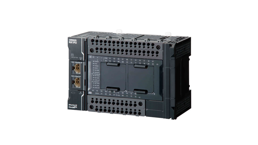 Omron NX1P Series PLC CPU, 24-Input, 16 Outputs, NPN Output