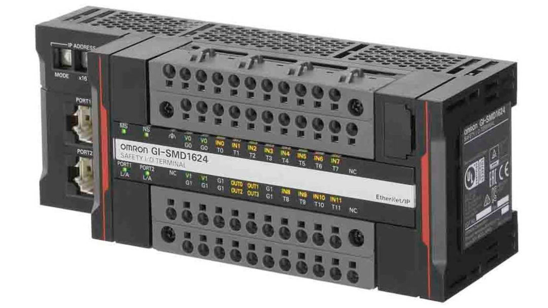 Omron GI-SMD Series Input/Output Module, 12 Inputs, 4 Outputs, 24V