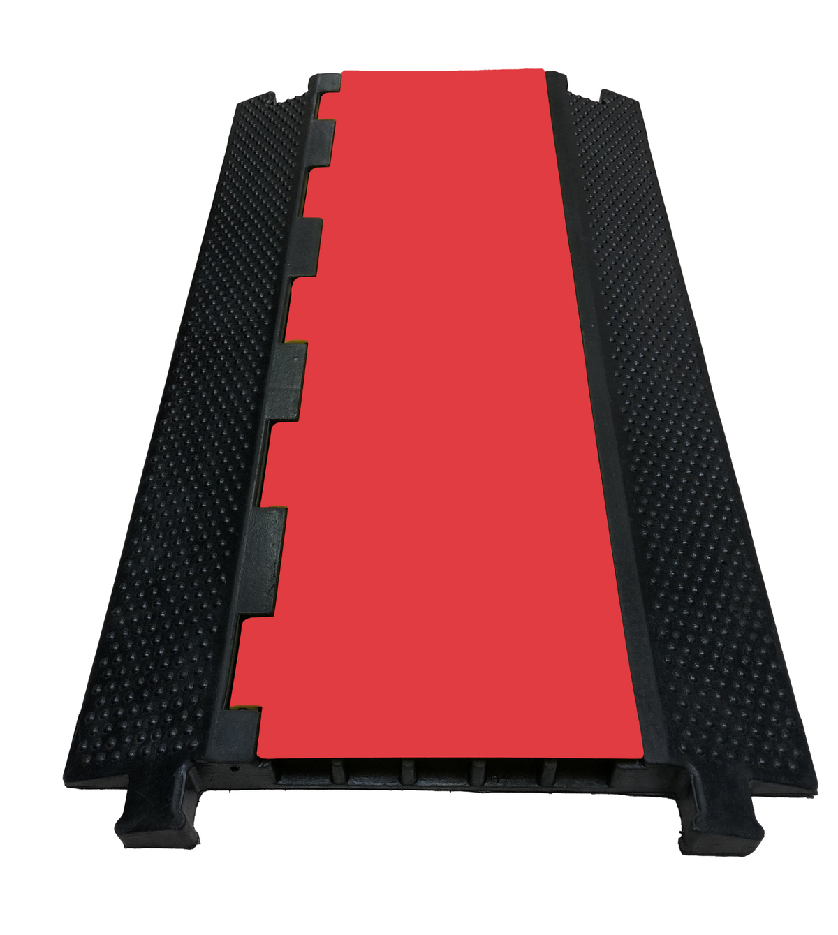 TieDex UK 1 m Black, Red Cable Cover in Rubber