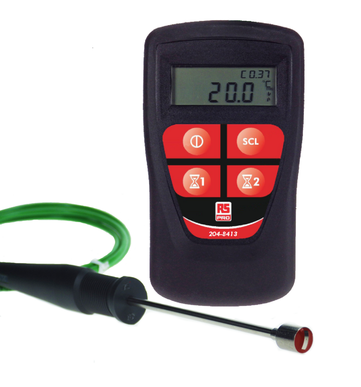 TieDex UK, Surface, Immersion Probe Legionella CLEGK1 Thermometer Kit, 1 Input(s), ±0.2°C Accuracy, RSCAL