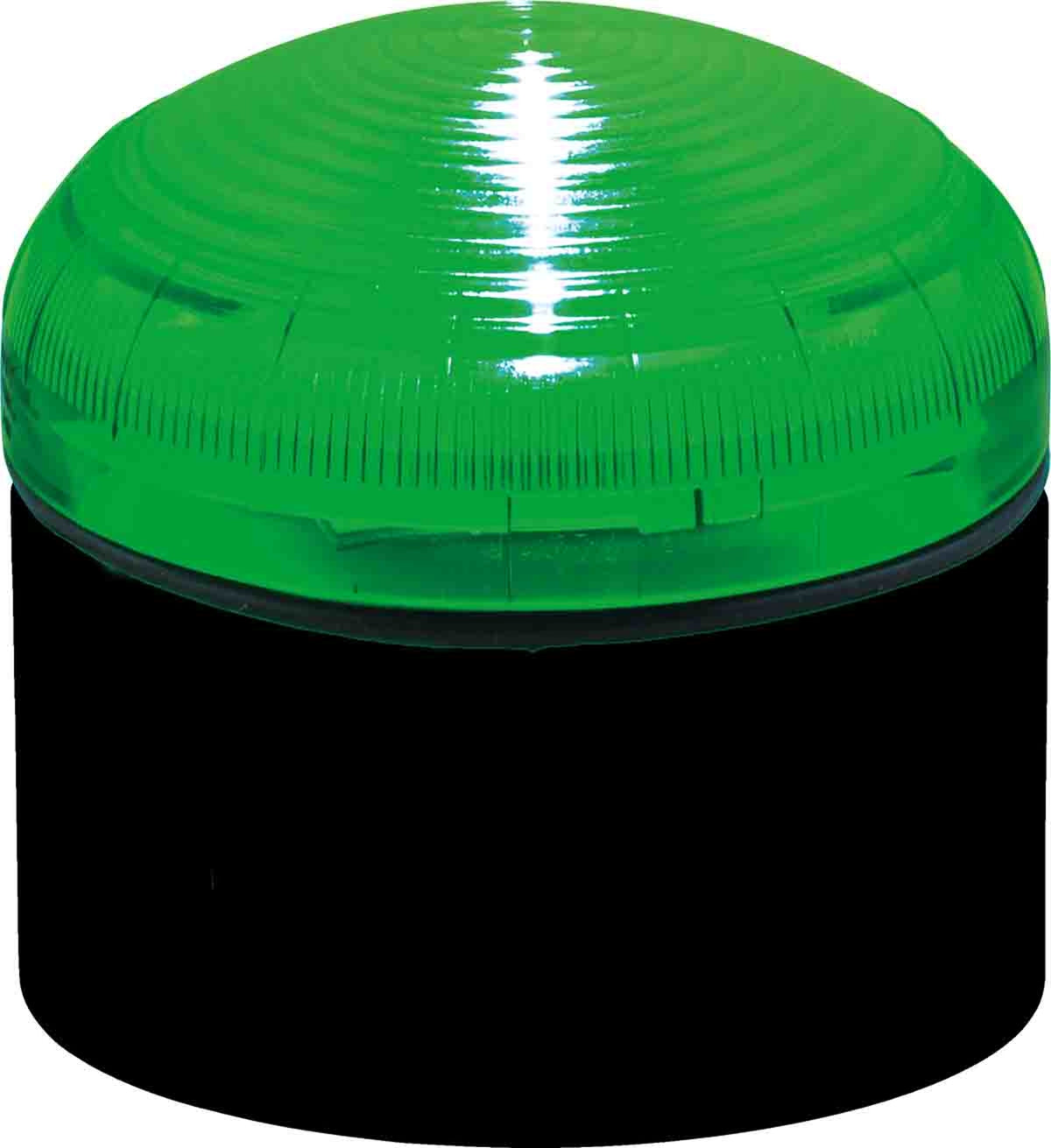 TieDex UK Green Beacon 12V ac/dc, 24 V ac/dc Steady, Flashing, LED Bulb, IP66