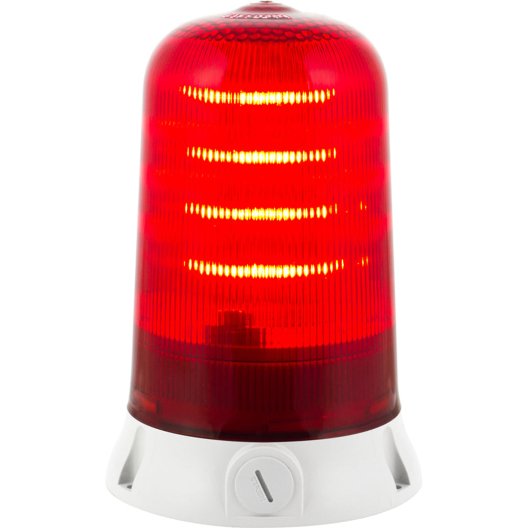 TieDex UK Red Beacon 240V Rotating, Steady, Flashing Base, LED Bulb, IP65