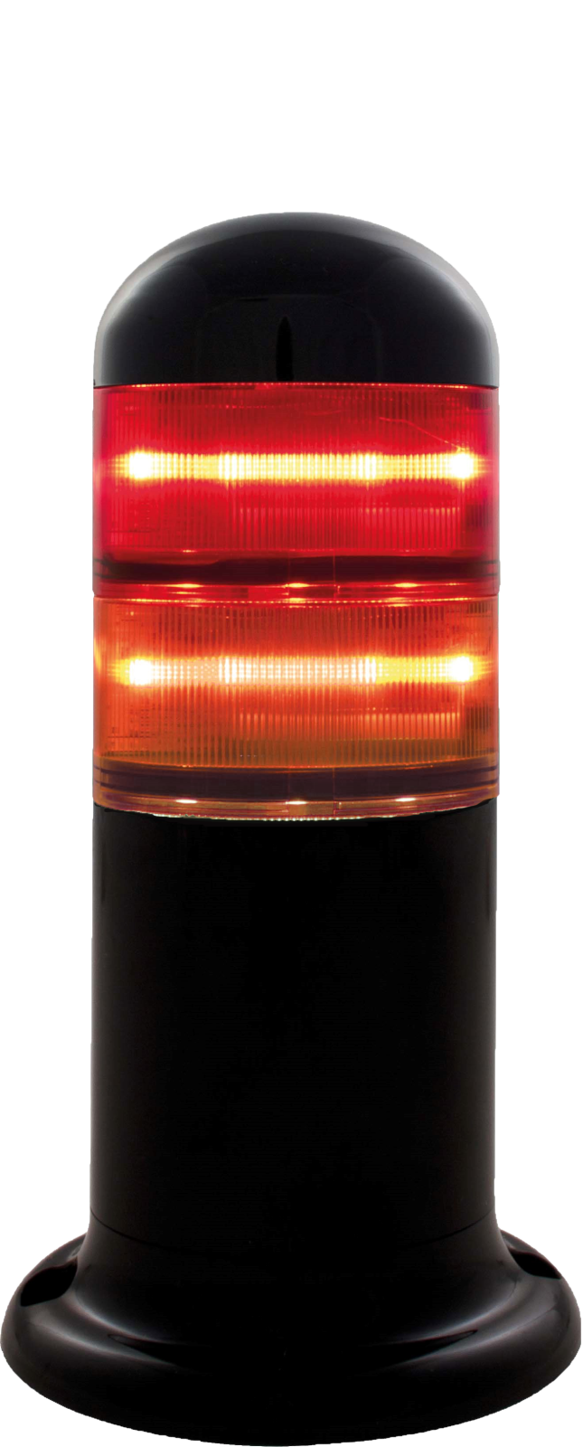 TieDex UK Amber, Red Signal Tower No Sounder Component, 2 Lights 240V Base