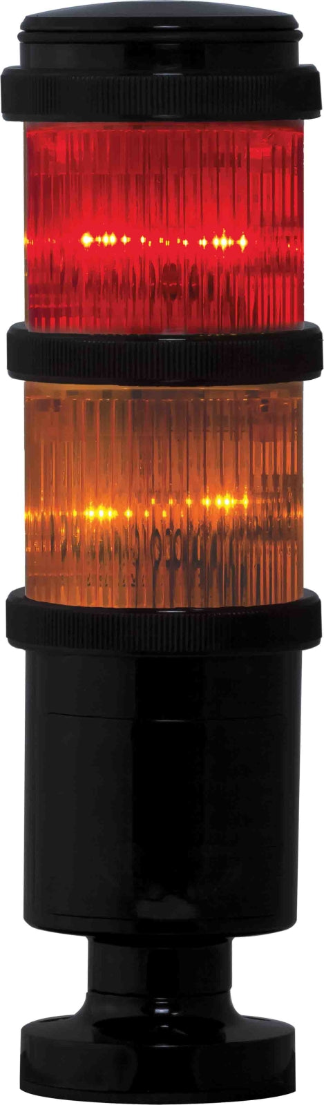 TieDex UK Red, Amber Signal Tower No Sounder Component, 2 Lights 240V Base
