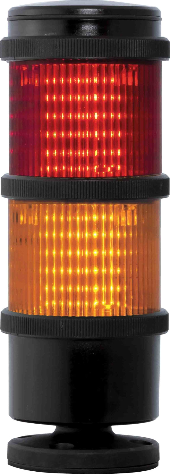 TieDex UK Amber, Red Signal Tower No Sounder Component, 2 Lights 24V Base