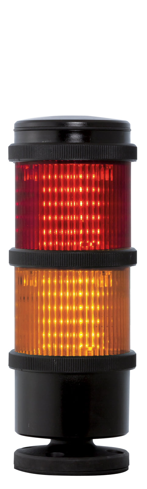 TieDex UK Amber, Red Signal Tower No Sounder Component, 2 Lights 240V Base