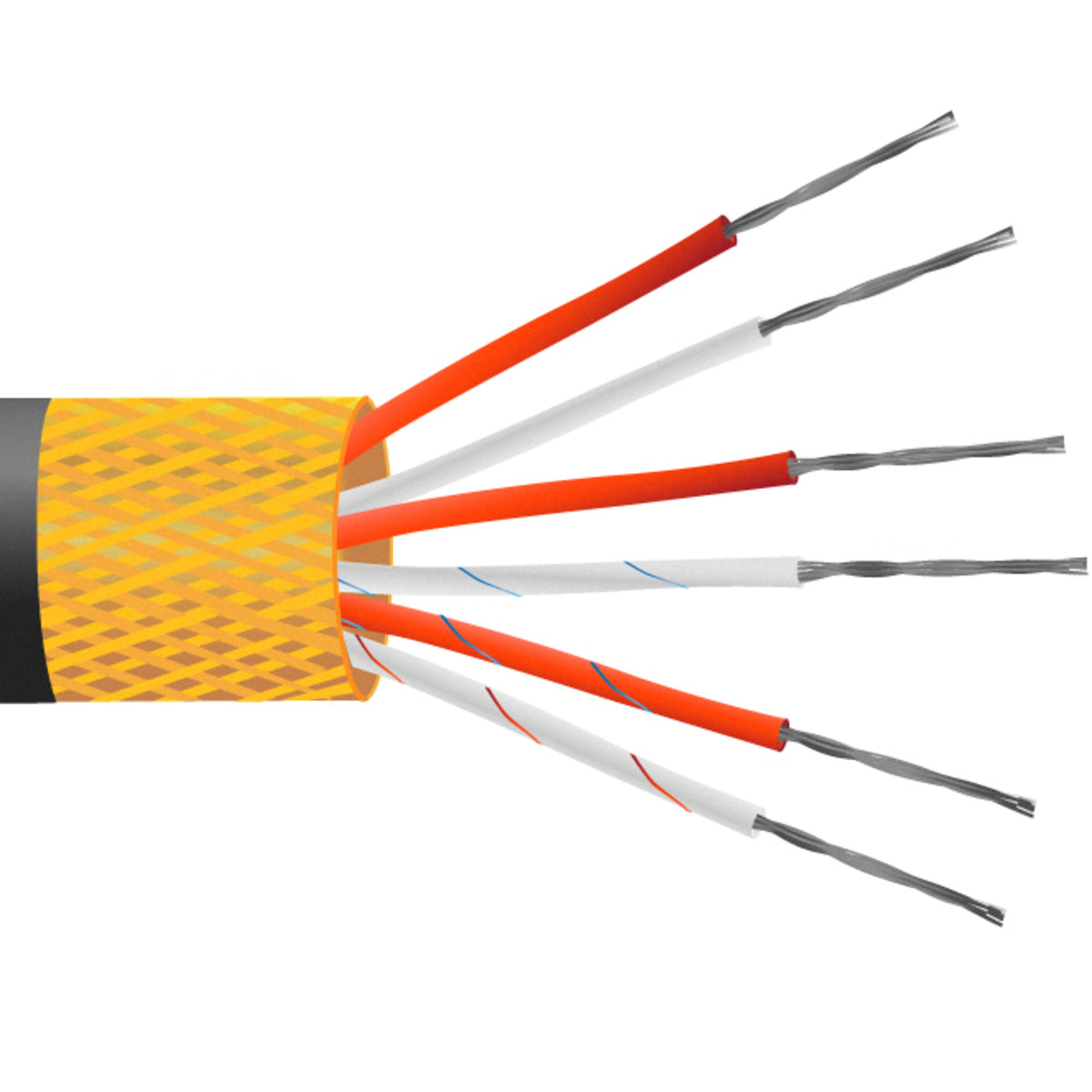 TieDex UK Type RTD Resistance Thermometer Detector Wire, Unscreened 100 m, Polyvinyl Chloride Insulation, 105 °C Max, 7 x