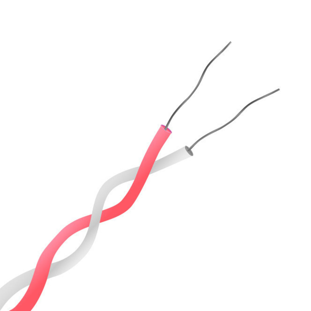 TieDex UK Type N Thermocouple Cable/Wire, Unscreened 50 m, Polytetrafluoroethylene Insulation, 260 °C Max, 7 x 0.2 mm