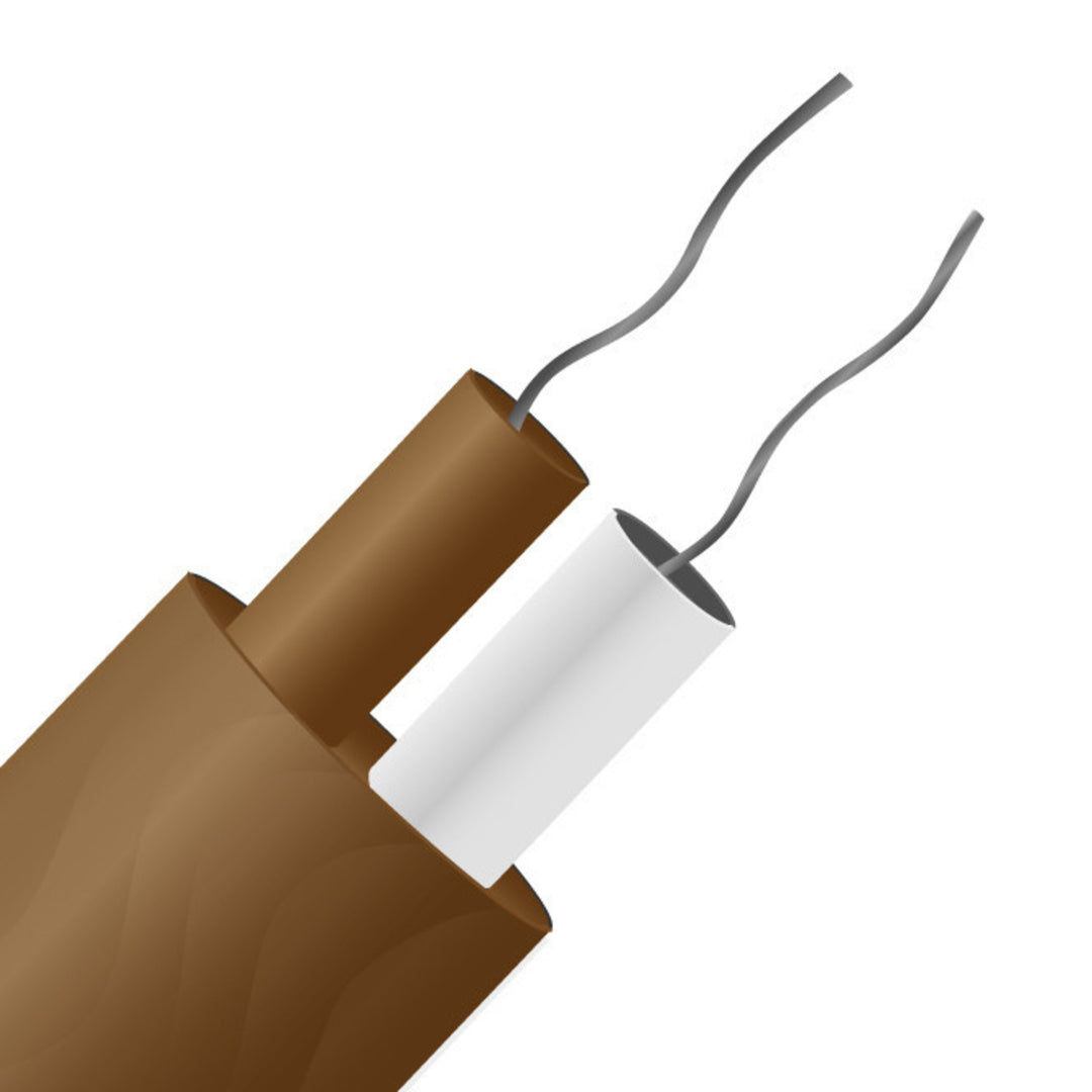TieDex UK Type T Thermocouple Cable/Wire, Unscreened 100 m, Polytetrafluoroethylene Insulation, 260 °C Max, 1 x 0.508 mm