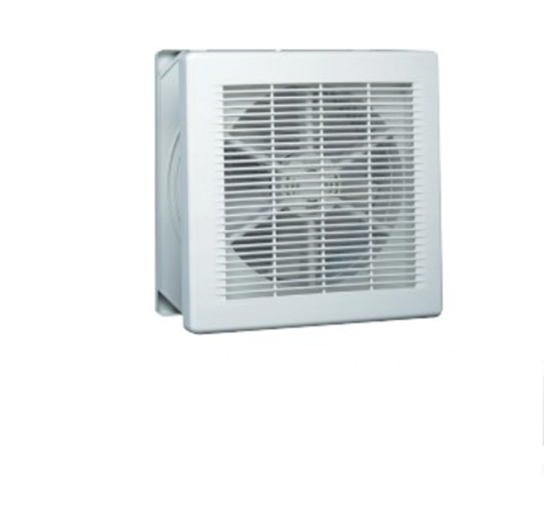 TieDex UK Square Wall Mount, Window Extractor Fan, 259 L/s, 50 dB, Duct Size 230 mm