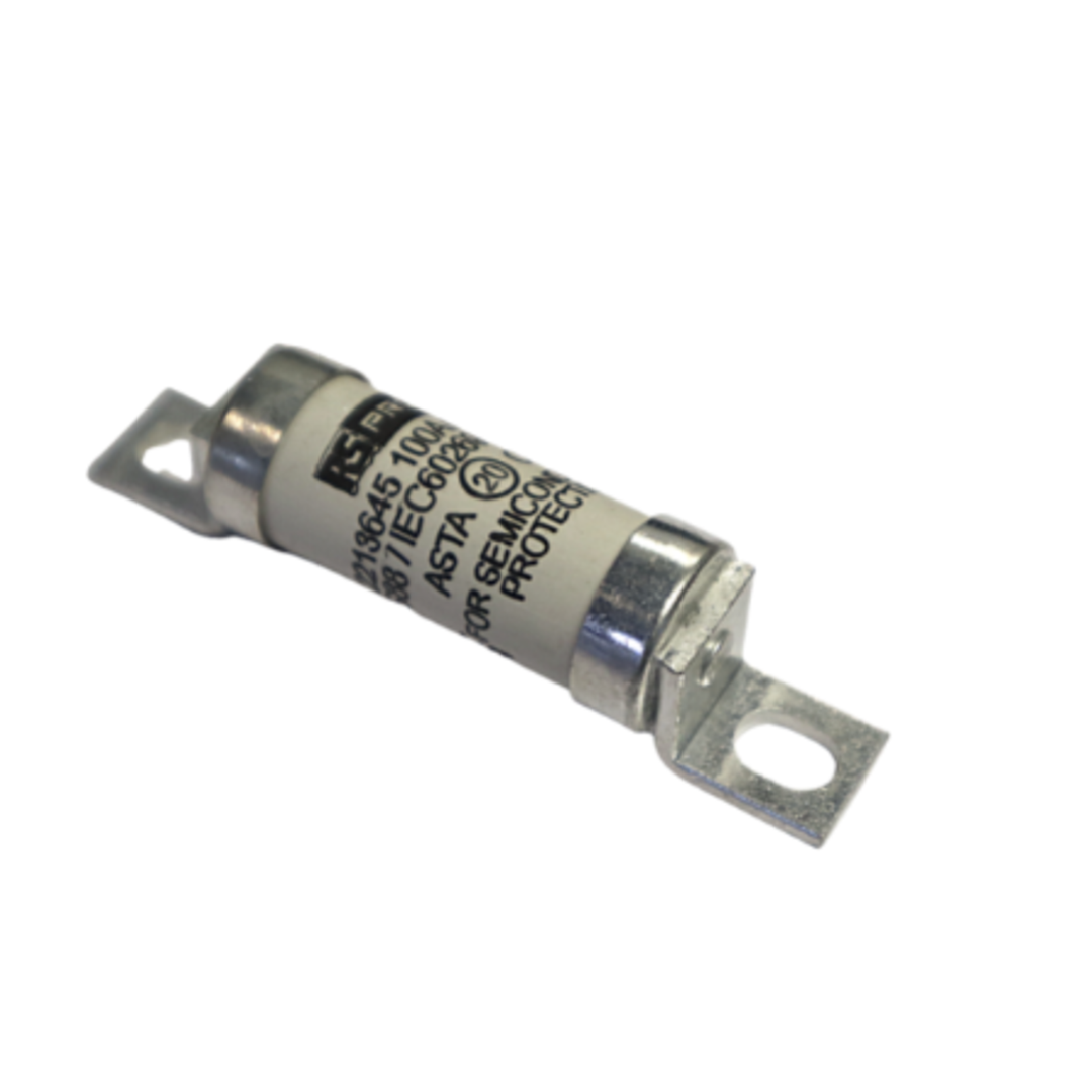 TieDex UK 100A Bolted Tag Fuse 690 V ac, 350V dc, 63.5 mm
