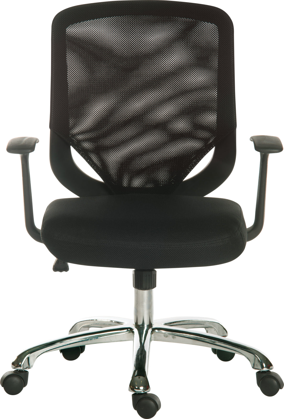 TieDex UK Black Fabric Executive Chair, 100 kg Weight Capacity