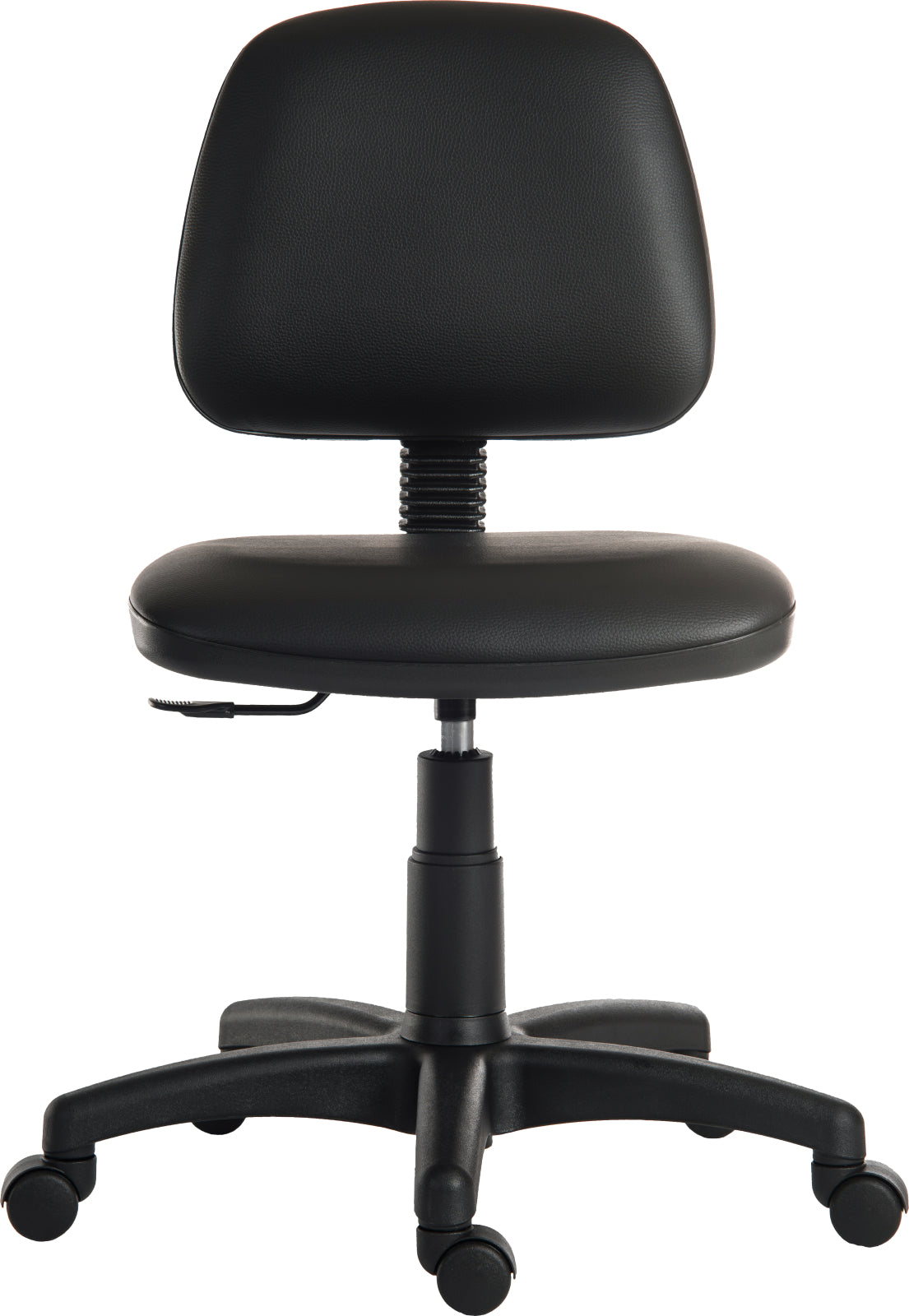 TieDex UK Black Polyurethane Lab Chair, 90 kg Weight Capacity