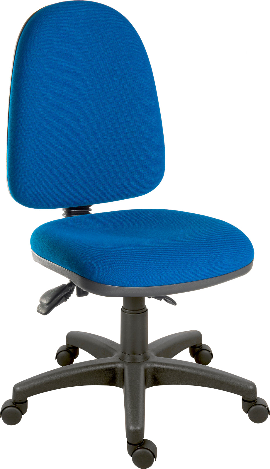 TieDex UK Blue Fabric Lab Chair, 120 kg Weight Capacity