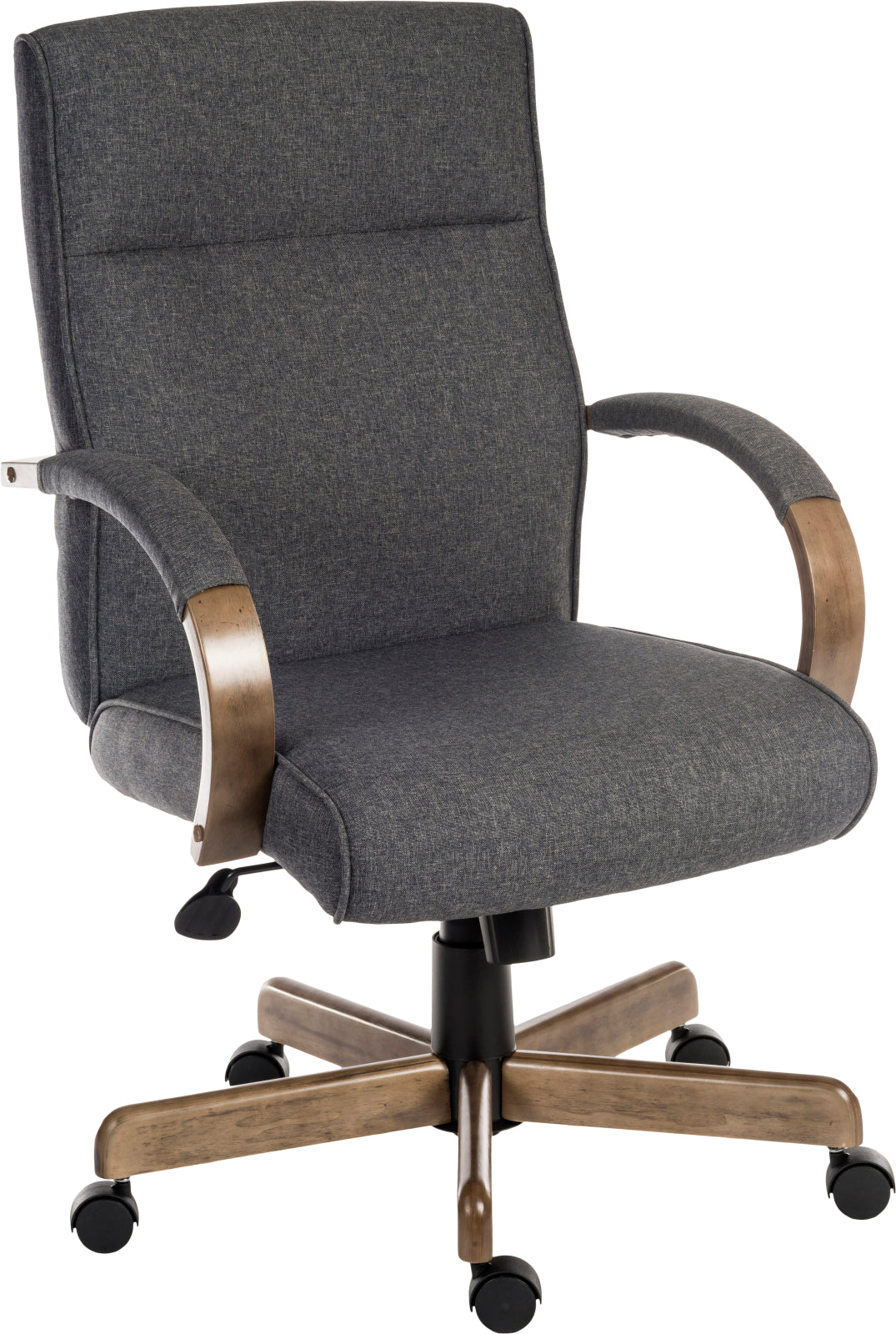 TieDex UK Grey Fabric Executive Chair, 115 kg Weight Capacity