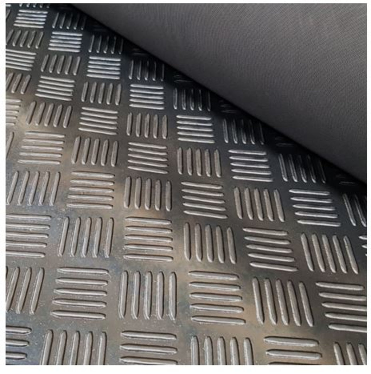 TieDex UK Black Anti-Slip Flooring Rubber Roll Anti-Slip Finish 10 m x 1.5m x 3 mm