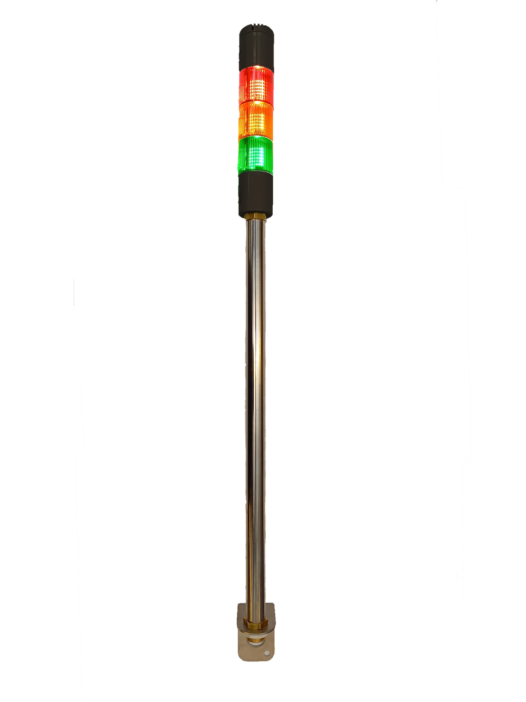 TieDex UK Amber, Green, Red Signal Tower Buzzer, 3 Lights 24V ac/dc Screw